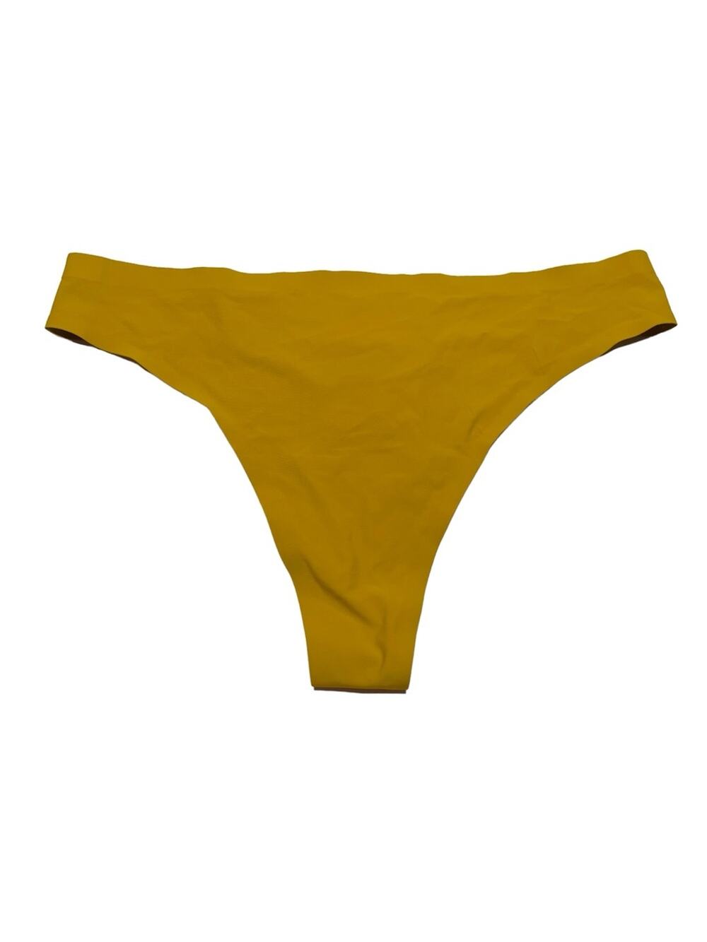 Cheek Boss Thong olive yellow Size Large